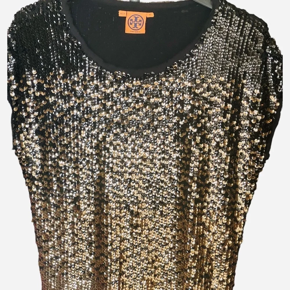 Tory Burch glitter going out too short sleeve